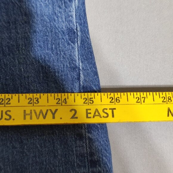 Levi's 501 jeans women's sz 20W denim blue colour classic traditional button fly - Picture 13 of 16